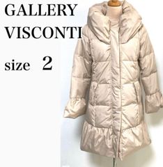 GALLERYVISCONTI ギャラリービスコンティ ダウン リボン ベージュ 