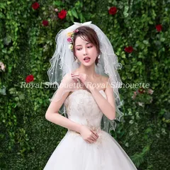 ウェディングベール パール リボン ホワイト 白 花嫁 前撮り シンプル 二次会 パーティー ウェディング ガーリー ベール シンプル 結婚式 ガーデンウェディング フェミニン プリンセス レース 森ガール 可愛い シンプル