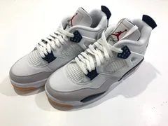 【七重浜801-4-070514nh】NIKE ナイキ SB Air Jordan 4 Retro SP サミットホワイト/ネイビー エアジョーダン 4 レトロ スニーカー 靴 シューズ【併売】【中古】【メンズ】