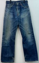 【LEVI’S リーバイス】廃盤 1990年代製ヴィンテージ50年代復刻 W29 リーバイス504ZXX 赤耳ビッグE タロン 【501XX / 551ZXX】米国コーンミルズ社製デニム 股下75cm
