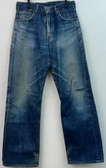 廃盤 1990年代製ヴィンテージ50年代復刻W29 リーバイス504ZXX 赤耳ビッグE タロン 【501XX/ 551ZXX】米国コーンミルズ社製デニム 股下75cmのサムネイル