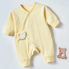 プレゼント ギフト 女の子 男の子 出産祝い コットン100%  赤ちゃん  イエローイエロー60-70cmP_0 [ID:10283]