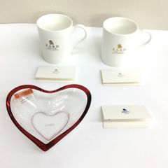 未使用品 ZARD マグカップ ハート皿 20th YEAR  巻けないで 揺れる想い 酒井 泉水 計3点セット 外箱なし ※長期保管品