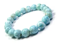 「1点もの 画像現品販売」 ラリマー 10mm ブレスレット パワーストーン 天然石 アクセサリー メンズブレスレット