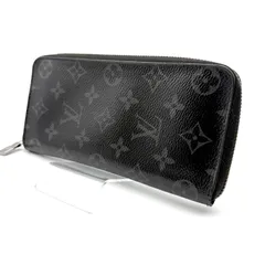 【 美品 】LOUIS VUITTON　ルイヴィトン　モノグラムエクリプス　ジッピーウォレット　ヴェルティカル　RFID  ラウンドファスナー　長財布　ブラック