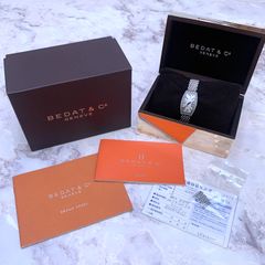 ▼【稼働品】BEDAT＆Co. ベダ＆カンパニー No.3 ダイヤベゼル 384.031.600 レディース 腕時計 ステンレス クオーツ ベダアンドカンパニー 付属品あり S62203754306
