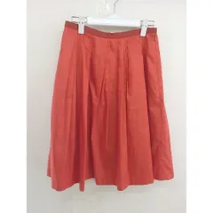 ◇ green label relaxing UNITED ARROWS 膝丈 フレア スカート サイズ36 オレンジ レディース  【中古】 【1205260006604】