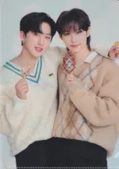 StrayKids 2023年 ファミリーマートコラボ Felix/Changbin ミニクリアファイル スイーツ