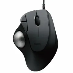 【新品・90営業日以内発送】ELECOM エレコム M-IT11URBK トラックボール マウス 有線 5ボタン ベアリングユニット エルゴノミクス IST ブラック MIT11URBK【沖縄離島販売不可】のサムネイル