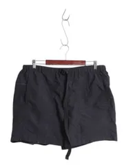 【お得なクーポン配布中!】 90s ノースフェイス ナイロン カーゴ ショートパンツ メンズ L オールド ショーツ 短パン 海パン 水陸両用 インナー付き スイム サーフ 黒