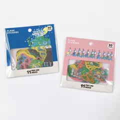 送料無料【11ぴきのねこ】フレーク シールset　絵本　人気　ベストセラー