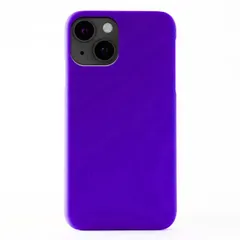 iPhone14 ケース アイフォン14  耐衝撃 シンプル さらさら ハード ケース 【Color】 パープル