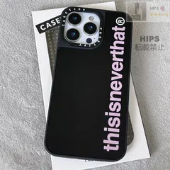 人気 iPhoneケース CASETiFY  thisisneverthatのスター同款  ケースティファイ 耐衝撃 鏡面 きょうめんスマホケース iPhone16/16pro/iphone15/iphone14/13/12/11 多機種対応
