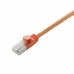 【新品】 エレコム LANケーブル/CAT6対応/EU RoHS指令準拠/爪折れ防止/簡易パッケージ仕様/3m/オレンジ LD-GPT/DR3/RS