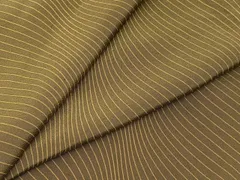 平和屋着物▽上質な小紋　単衣　変わり縞　正絹　逸品　BAAS8979yt
