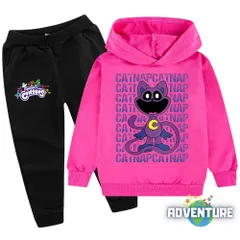 キャットナップ 長袖 パーカー 100 110 120 130 140 150 160 濃いピンクローズ 女の子 スマイリングクリッターズ 服 キッズ 子供 ポピープレイタイム c3