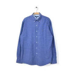 トミーヒルフィガー ギンガムチェック トーンオントーン ボタンダウンシャツ BDシャツ メンズL TOMMY HILFIGER 古着 @CA1063