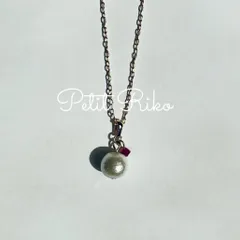 ひと粒コットンパールのネックレス