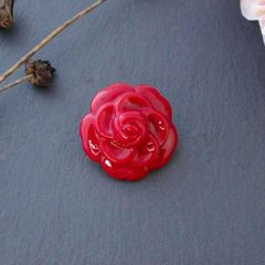 赤いバラのシージョ留 (ce-05)／フラメンコ・ダンス・衣装小物