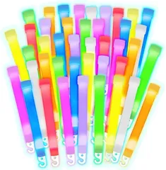 SALUDABLE ペンライト ケミカルライト コンサート ライブ 光る 長時間発光 8色ランダム(28本セット)