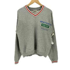 ユナイテッドカラーズオブベネトン UNITED COLORS OF BENETTON FORMULA F1 ロゴ プリント Vネック スウェット メンズ import：M のサムネイル