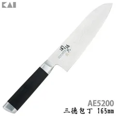 【公式】包丁 関孫六 貝印 関孫六 ダマスカス 三徳包丁 165mm AE5200のサムネイル