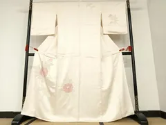 平和屋着物■訪問着　中国三大刺繍　汕頭刺繍　スワトウ刺繍　相良刺繍　草花文　正絹　逸品　AAAS7379zg