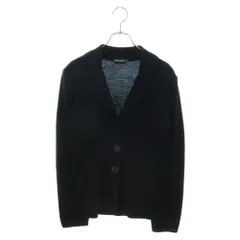 GIORGIO ARMANI (ジョルジオアルマーニ) 襟付きウールカーディガン レディース ブラックのサムネイル