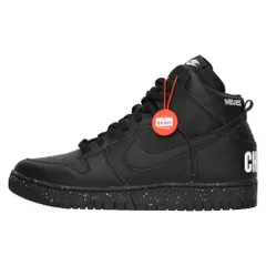 NIKE (ナイキ) ×UNDERCOVER DUNK HI 1985 CHAOS BLACK DQ4121-001 アンダーカバー ダンクハイ カオスブラック ハイカットスニーカー ブラック US9.5/27.5cm