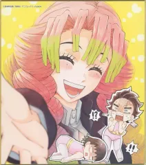 【中古】紙製品 甘露寺蜜璃＆竈門炭治郎 「鬼滅の刃 全集中展 刀鍛冶の里編・柱稽古編 作画スタッフ全集中複製ミニ色紙 F」