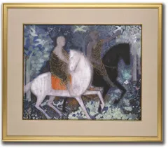 絵画 仏教伝来/インテリア 額入り 額装込 風景画 油絵 ポスター アート アートパネル リビング 玄関 プレゼント モダン アートフレーム 飾る 3Lサイズ おしゃれ 壁掛け 絵