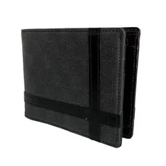 COMMECADUMODE MEN コムサ・デ・モード 財布 グレー ブラック 二つ折り 美品