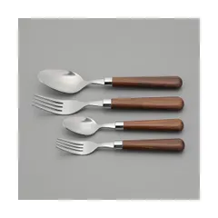 【新品・７営業日以内発送】【個人宅配送不可】【即納在庫品】エスコ EA912WD-21 4本組 フォーク＆スプーンセット ステンレス製 EA912WD21【沖縄離島販売不可】