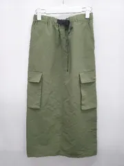 ◇ ⊂ LOWRYS FARM ローリーズファーム ロング タイト スカート サイズF カーキ系 レディース P  【1409090015274】