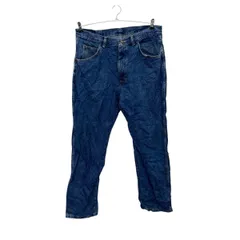 Wrangler デニムパンツ W34 ブルー ラングラー ジップアップ カジュアル アメカジ ジーンズ 古着卸 アメリカ仕入 2506-411