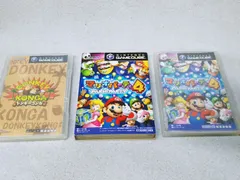 ゲームキューブ ソフト 3点 まとめ セット 起動エラー時返品可 マリオパーティ4×2点 ドンキーコンガ GAMECUBE