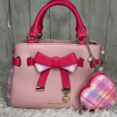 Samantha vegaショルダーバッグ　2WAYハンドバッグ　リボン　レザー