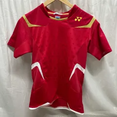 ヨネックス 鹿児島女子高校 バドミントン部 支給品 実用品 ユニフォーム プラシャツ S レッド YONEX