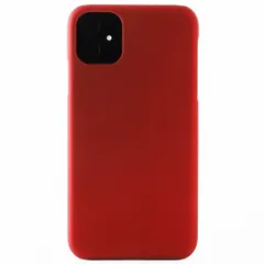 iPhone11 ケース アイフォン11  耐衝撃 シンプル さらさら ハード ケース 【Color】 ワインレッド