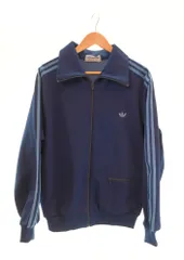 adidas 80s トラックジャケット デサント製　Ｏサイズ　ADA-06F adidas(アディダス) / 80s/トラックジャケット/デサント製