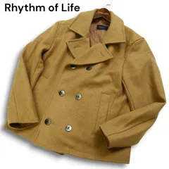 Rhythm of Life ユナイテッドアローズ 秋冬 メルトン ウール★ ピーコート Pコート Sz.L メンズ
