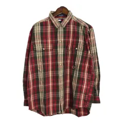 90年代 TOMMY HILFIGER トミーヒルフィガー 長袖シャツ チェック (メンズ L) 中古 古着 R4149