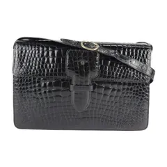 ⭐︎激レア⭐︎LOEWE リアルクロコ ショルダーバッグ アナグラム金具