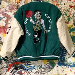 7028 GⅢ NBA CELTICS セルティックス スタジャン ブルゾン-