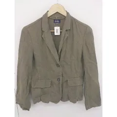 ◇ JOURNAL STANDARD シングル2B 薄手 長袖 テーラード ジャケット サイズ38 ブラウン カーキ系 レディース  【中古】 【1205120000230】