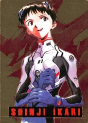 uo65 -22 カード 【状態B】 新世紀　エヴァンゲリオン　カードダスマスターズ 　SP　キラ SP1　碇シンジ　初版　バンダ FKSI 2307