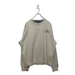 TOMMY HILFIGER ロゴ スウェット トレーナー L トミーヒルフィガー 裏起毛 刺繍 Vガゼット 古着卸 アメリカ仕入 a603-5907