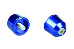 新品 ポッシュフェイス(POSH FAITH) バイク用品 バーエンド ソリッド カワサキ純正ハンドル用 M8タイプ ZRX1200DAEG など ブルー 031178-01-10 バーエンドキャップ