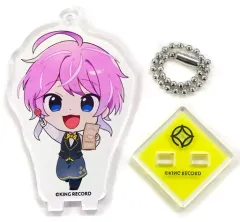 【中古】キーホルダー・マスコット(キャラクター) 飴村乱数 「ヒプノシスマイク -Division Rap Battle-×animatecafe トレーディングアクリルスタンドキーホルダー カフェスタイルver.」