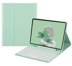 【在庫処分】可愛い カラーキーボード 丸型キー カラフル iPad iPad 第6世代 第5世代 ケース 9.7インチ キーボード アイパッド6 丸い Pro9.7 分離式 キーボード付き Air2 カバー Air アップル ペンシル iPad5 収納可能 (